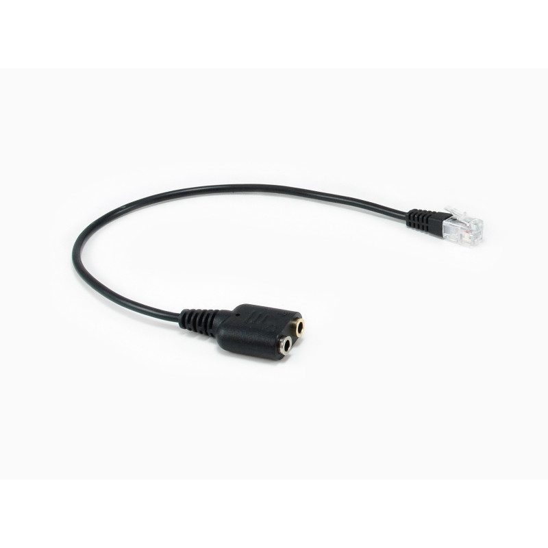 Equip 147944 cavo audio 0,25 m RJ-9 2 x 3.5mm Nero Equip 147944 cavo audio 0,25 m RJ-9 2 x 3.5mm Nero
