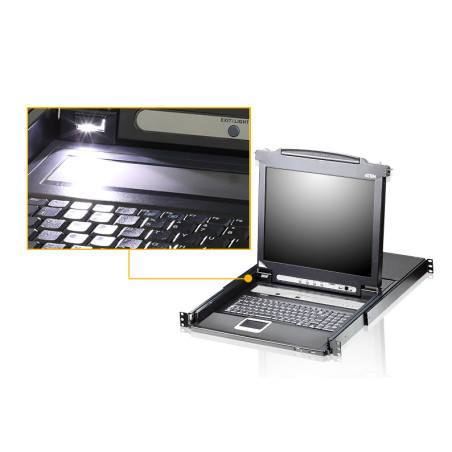 ATEN CL5708M console a rack 43,2 cm (17") Nero 1U