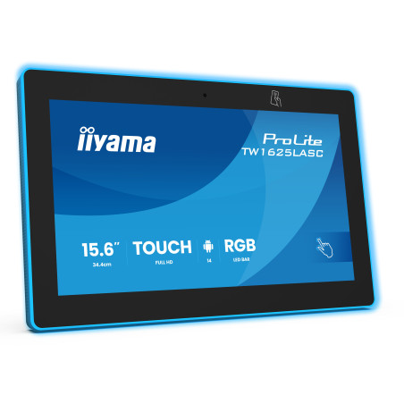 iiyama TW1625LASC-B3PNR espositore per sale riunioni 39,6 cm (15.6") 1920 x 1080 Pixel LED Wi-Fi 6 (802.11ax), Wi-Fi 5