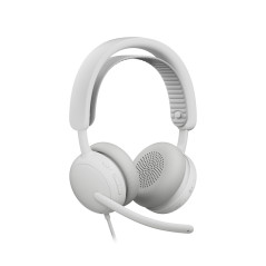 Logitech Zone Wired 2 Auricolare Cablato A Padiglione Musica e Chiamate USB Type-C   USB Type-A Bianco