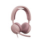 Logitech Zone Wired 2 Auricolare Cablato A Padiglione Musica e Chiamate USB Type-C / USB Type-A Rosa Logitech Zone Wired 2 Auricolare Cablato A Padiglione Musica e Chiamate USB Type-C / USB Type-A Rosa