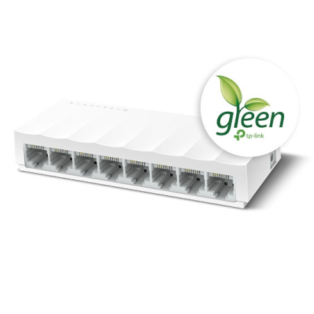 TP-Link LS1008 switch di rete Non gestito Fast Ethernet (10/100) Bianco