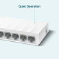 TP-Link LS1008 switch di rete Non gestito Fast Ethernet (10/100) Bianco TP-Link LS1008 switch di rete Non gestito Fast Ethernet (10/100) Bianco