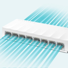 TP-Link LS1008 switch di rete Non gestito Fast Ethernet (10 100) Bianco