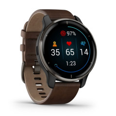 Garmin Venu 2 AMOLED Digitale 416 x 416 Pixel Touch screen Nero, Grigio Wi-Fi GPS (satellitare)