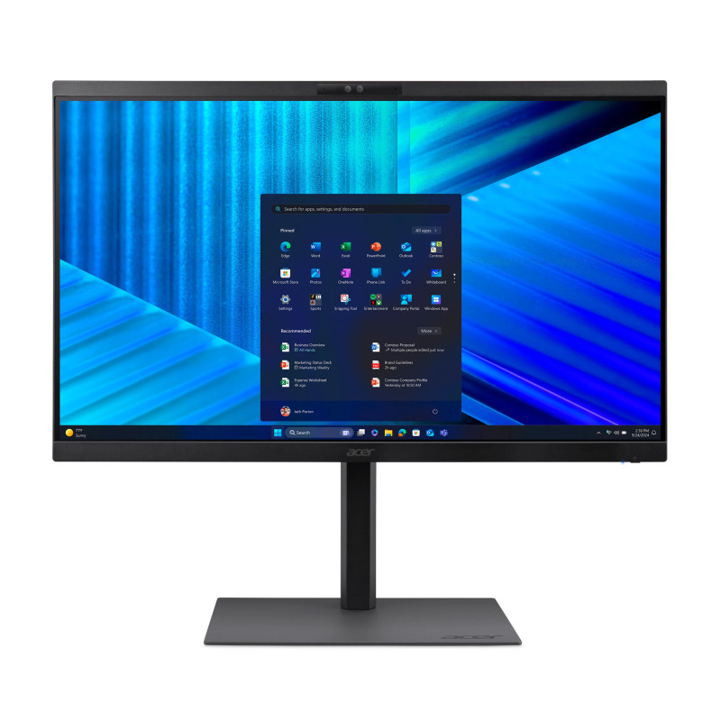 Acer Veriton VVZ4737GT Intel Core Ultra 7 265 60,5 cm (23.8") 1920 x 1080 Pixel PC All-in-one 16 GB DDR5-SDRAM 512 GB SSD