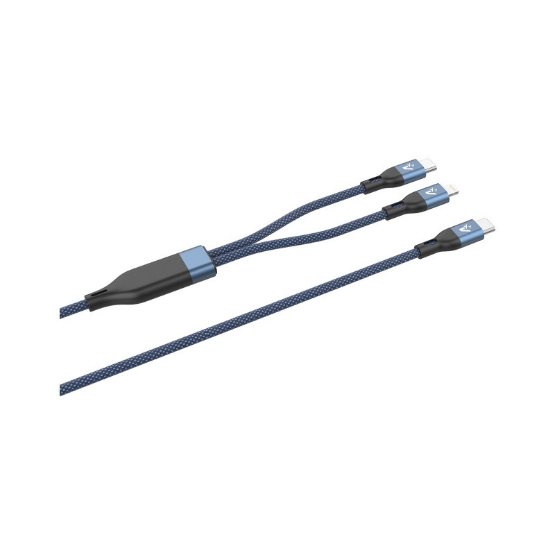 Vultech CS-NCCL12BL cavo USB USB 2.0 1,2 m USB C USB C/Lightning 480 Gbit/s 100 W Blu Vultech CS-NCCL12BL cavo USB USB 2.0 1,2 m USB C USB C/Lightning 480 Gbit/s 100 W Blu