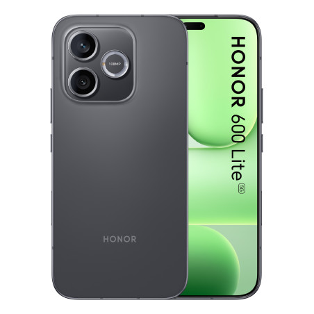 Honor BUNDLE 600 LITE 256GB V BLACK+WATCH 2i BLACK 16,8 cm (6.6") Doppia SIM 5G USB tipo-C 8 GB 6520 mAh Nero