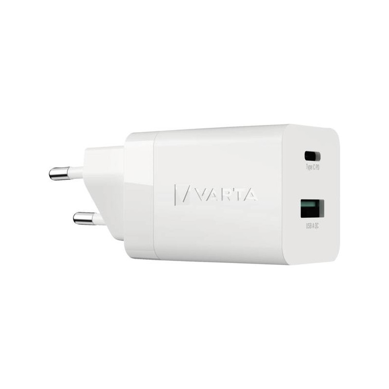 Varta 57955 101 111 Caricabatterie per dispositivi mobili Universale Bianco AC Ricarica rapida Interno Varta 57955 101 111 Caricabatterie per dispositivi mobili Universale Bianco AC Ricarica rapida Interno