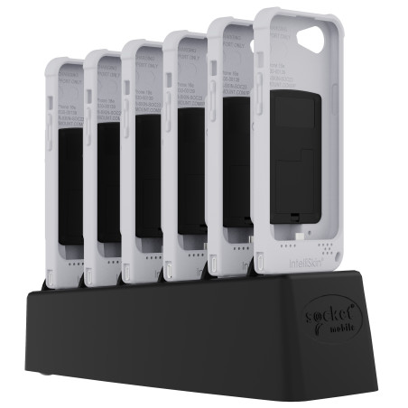 Socket Mobile DuraSled DS840 Lettore di codici a barre per smartphone 1D 2D Grigio, Nero