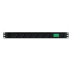 APC Easy Rack unità di distribuzione dell'energia (PDU) 7 presa(e) AC 1U Nero