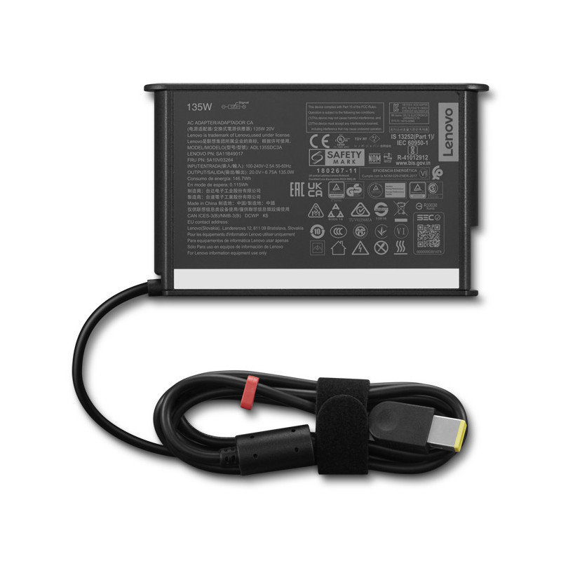 Lenovo 4X21L38730 adattatore e invertitore Interno 135 W Nero