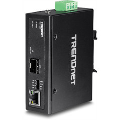 Trendnet TI-F11SFP convertitore multimediale di rete 1000 Mbit s Nero