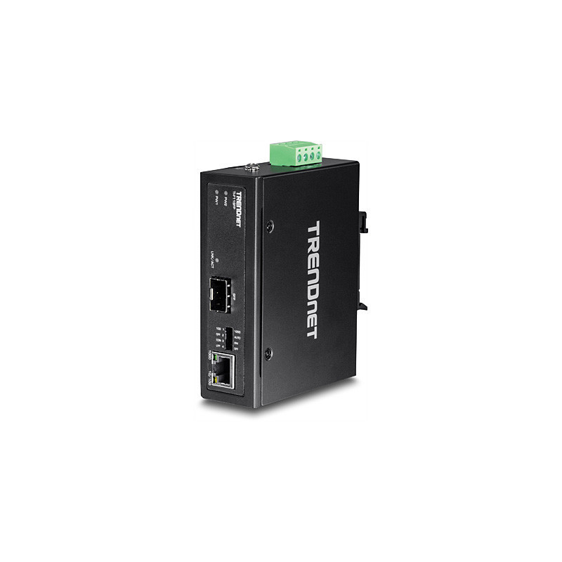 Trendnet TI-F11SFP convertitore multimediale di rete 1000 Mbit/s Nero Trendnet TI-F11SFP convertitore multimediale di rete 1000 Mbit/s Nero