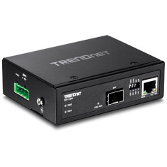 Trendnet TI-F11SFP convertitore multimediale di rete 1000 Mbit/s Nero