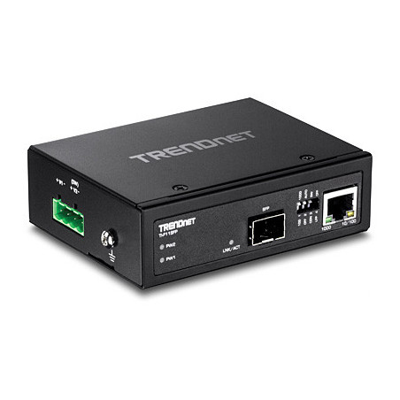 Trendnet TI-F11SFP convertitore multimediale di rete 1000 Mbit/s Nero