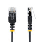 StarTech.com Cavo Ethernet Cat6A Ultra Slim da 4 m Nero, UTP, Rame Puro 34AWG, Cavo di Rete Patch RJ45 Ultra Sottile, Testato