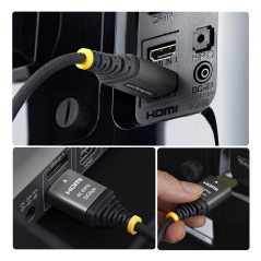 StarTech.com Cavo HDMI High Speed Premium Certificato da 2 m, Ultra Flessibile, 4K 60Hz/1440p 144Hz, HDR10/ARC, 18Gbps, Cavo