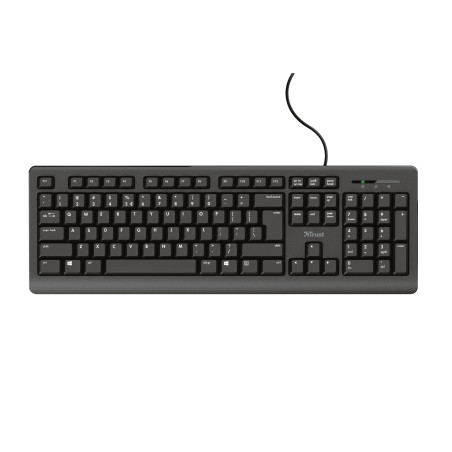 Trust TK-150 tastiera Ufficio USB QWERTZ Tedesco Nero