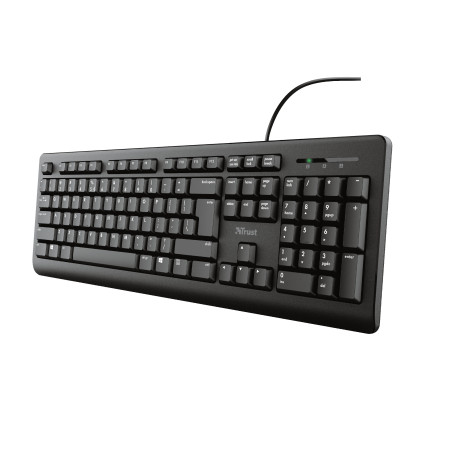 Trust TK-150 tastiera Ufficio USB QWERTZ Tedesco Nero