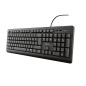 Trust TK-150 tastiera Ufficio USB QWERTZ Tedesco Nero Trust TK-150 tastiera Ufficio USB QWERTZ Tedesco Nero