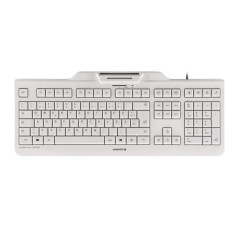 CHERRY KC 1000 SC tastiera Universale USB AZERTY Belga Bianco