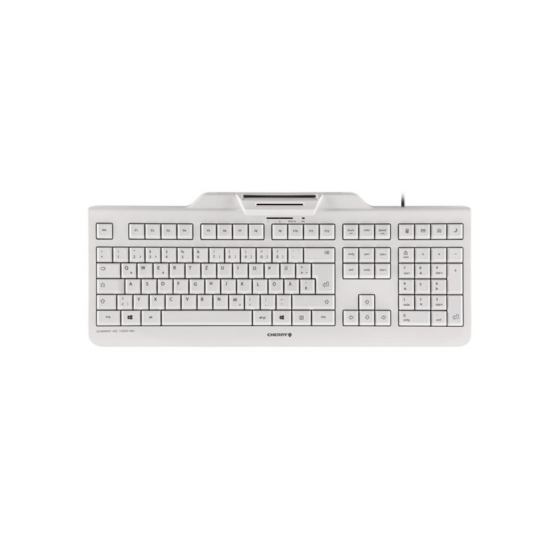 CHERRY KC 1000 SC tastiera Universale USB AZERTY Belga Bianco CHERRY KC 1000 SC tastiera Universale USB AZERTY Belga Bianco