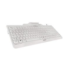 CHERRY KC 1000 SC tastiera Universale USB AZERTY Belga Bianco