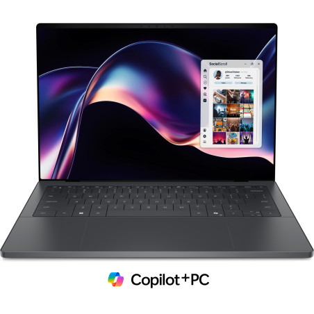 DELL XPS 14 DA14260 Copilot+ PC Intel Core Ultra X7 358H Computer portatile 35,6 cm (14") Touch screen 2.8K 32 GB LPDDR5x-SDRAM