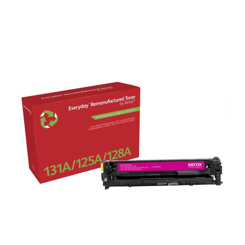 Everyday Rigenerato Toner rigenerato Everyday™ di Xerox Magenta compatibile con HP 131A (CF213A), Capacità standard 006R03811 Everyday Rigenerato Toner rigenerato Everyday™ di Xerox Magenta compatibile con HP 131A (CF213A), Capacità standard 006R03811