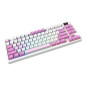 MSI FORGE GK600 TKL WIRELESS VIOLET IT tastiera Gaming USB + Bluetooth QWERTY Italiano Rosa, Viola, Bianco