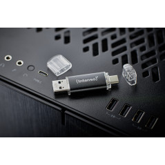 Intenso Twist Line unità flash USB 16 GB USB Type-A   USB Type-C 3.2 Gen 1 (3.1 Gen 1) Antracite