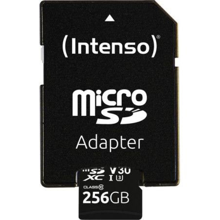 Intenso 3433492 memoria flash 256 GB MicroSDXC UHS-I Classe 10