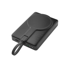 Intenso Powerbank MC10000 con cavo USB-C integrato e retro magnetico, 10.000 mAh, 20 Watt