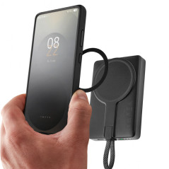 Intenso Powerbank MC10000 con cavo USB-C integrato e retro magnetico, 10.000 mAh, 20 Watt