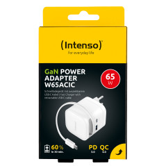 Intenso 7806520 adattatore e invertitore Interno 65 W Nero