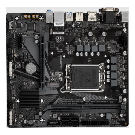 GIGABYTE H610M S2H V2 DDR4 Scheda madre - Supporta processori Intel Core 14th CPUs, 6+1+1 Hybrid Phases Digital VRM, up to