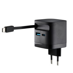 Intenso 7806520 adattatore e invertitore Interno 65 W Nero