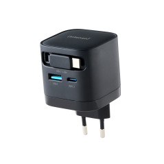 Intenso 7806520 adattatore e invertitore Interno 65 W Nero