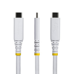 StarTech.com Cavo USB4 da 50cm, 40 Gbps, Cavo USB-C certificato USB-IF, 240W PD, 8K 60Hz / 4K 240 Hz DP2.1 DP40, Rivestimento