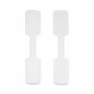 StarTech.com Etichette per cavi da 9cm, confezione da 100, bianco, Etichette per la gestione cavi con fissaggio a strappo,