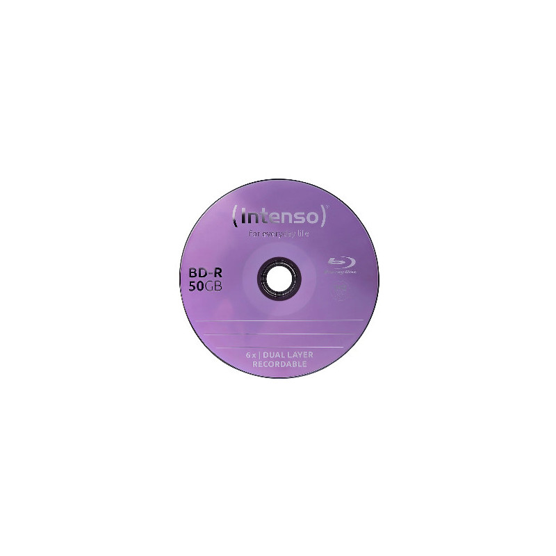 Intenso 5001124 disco vergine Blu-Ray BD-R 50 GB 25 pz Intenso 5001124 disco vergine Blu-Ray BD-R 50 GB 25 pz