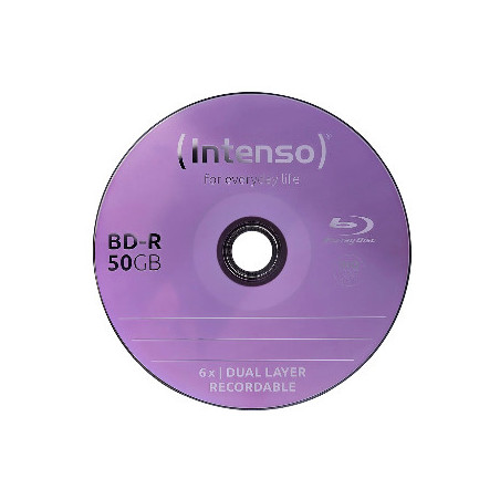 Intenso 5001124 disco vergine Blu-Ray BD-R 50 GB 25 pz