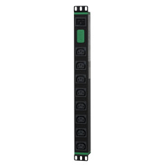 APC Easy Rack unità di distribuzione dell'energia (PDU) 8 presa(e) AC 1U Nero
