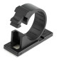 StarTech.com 100 Clip Fermacavi Autoadesivi Nero - Graffette Fermacavo Adesive da Scrivania per Cavi Elettrici/Rete - Supporto