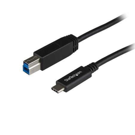StarTech.com Cavo USB-B a USB-C da 1 m, USB 10Gbps, Cavetto Dati USB 3.2 Gen 2, Cavo di Trasferimento Dati USB-C