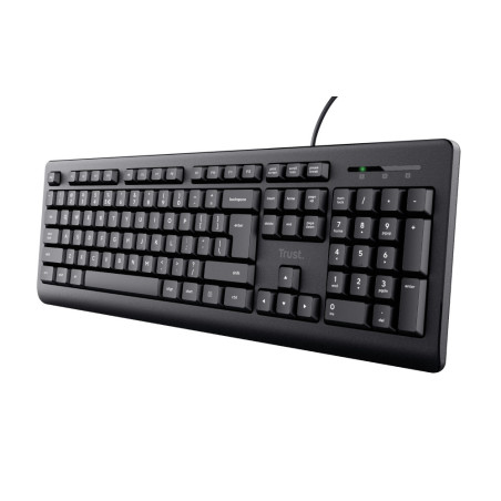 Trust TK-150 tastiera Ufficio USB Francese Nero
