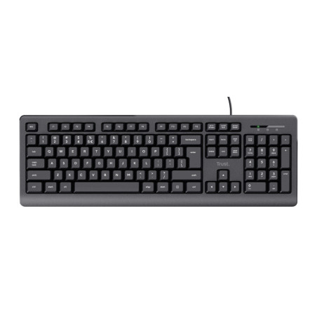 Trust TK-150 tastiera Ufficio USB Francese Nero
