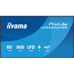 iiyama LH6566UHSB-B1AG visualizzatore di messaggi Pannello piatto per segnaletica digitale 165,1 cm (65") LCD Wi-Fi 800 cd m²