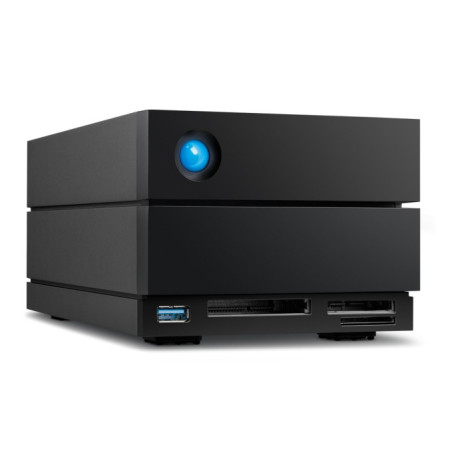 LaCie 2big Dock array di dischi 48 TB Desktop Nero